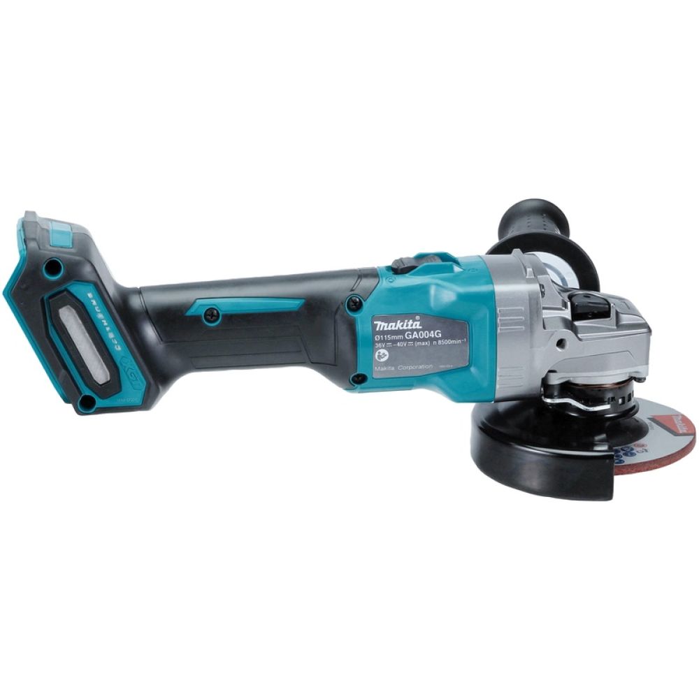 Аккумуляторный набор Makita, 40 В: угловая шлифмашина GA004 + рубанок KP001, с 2 АКБ 4 Ач и ЗУ, в кейсе MakPac