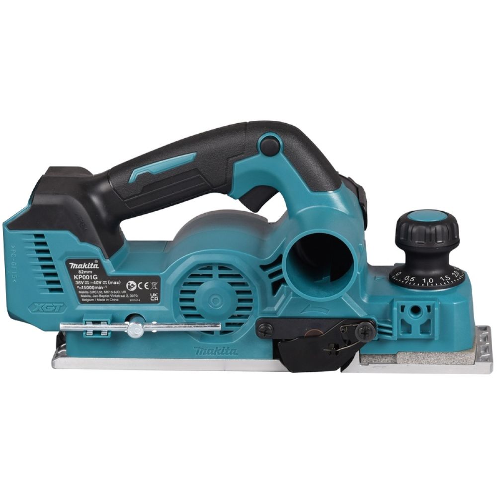 Аккумуляторный набор Makita, 40 В: угловая шлифмашина GA004 + рубанок KP001, с 2 АКБ 4 Ач и ЗУ, в кейсе MakPac