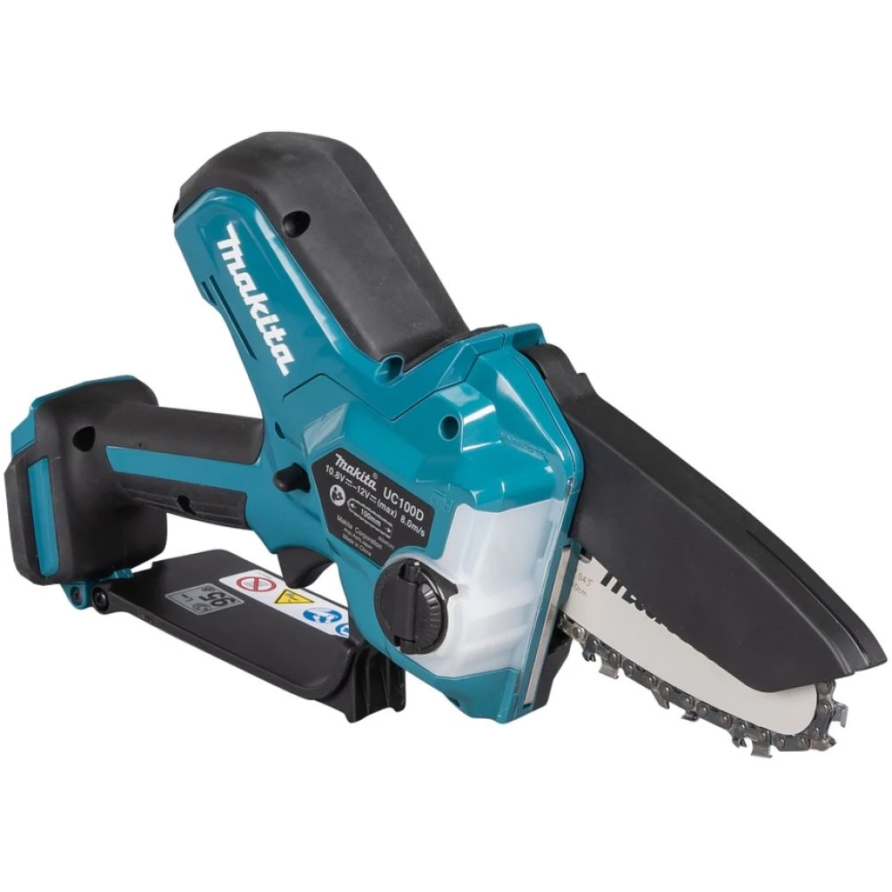 Аккумуляторный набор садовой техники Makita, 12 В: цепная пила UC100 + кусторез UH201, с АКБ 2 Ач и ЗУ