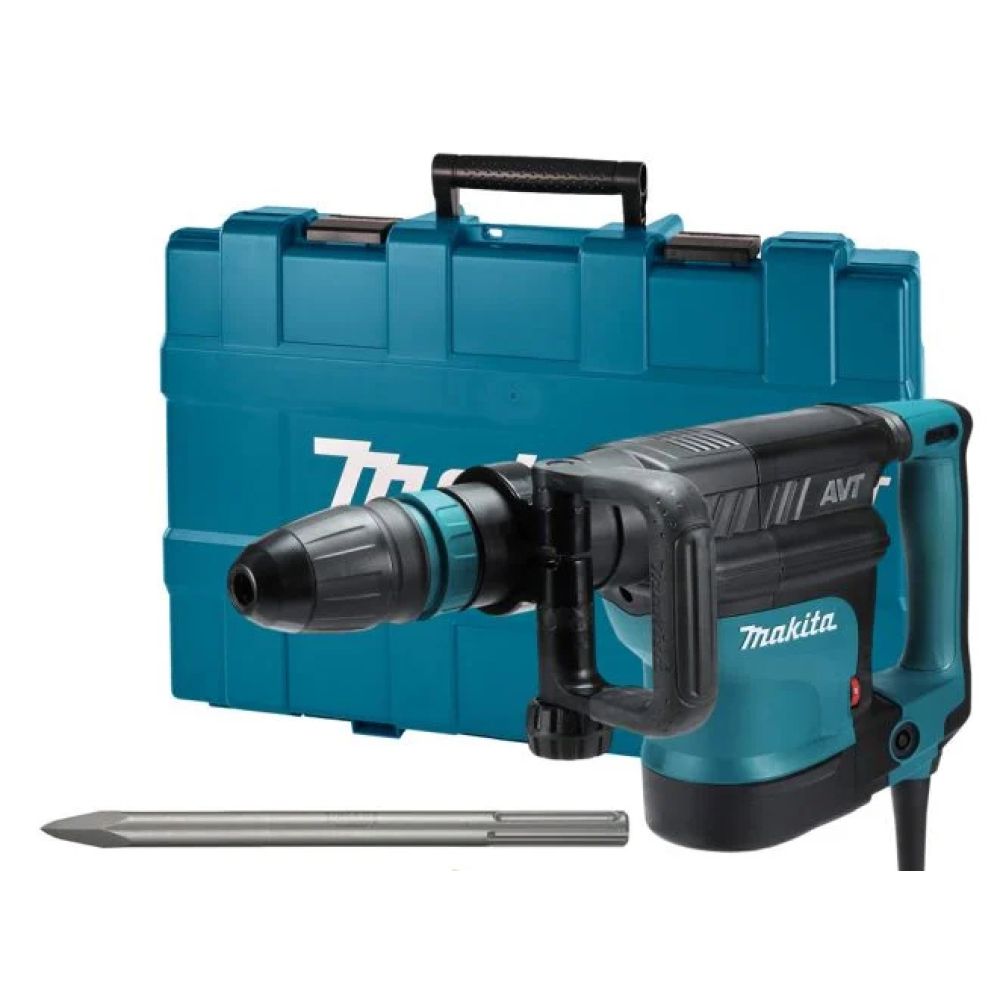 Отбойный молоток Makita HM1111C, 1300 Вт, 11.2 Дж, 2650 уд/мин, в кейсе