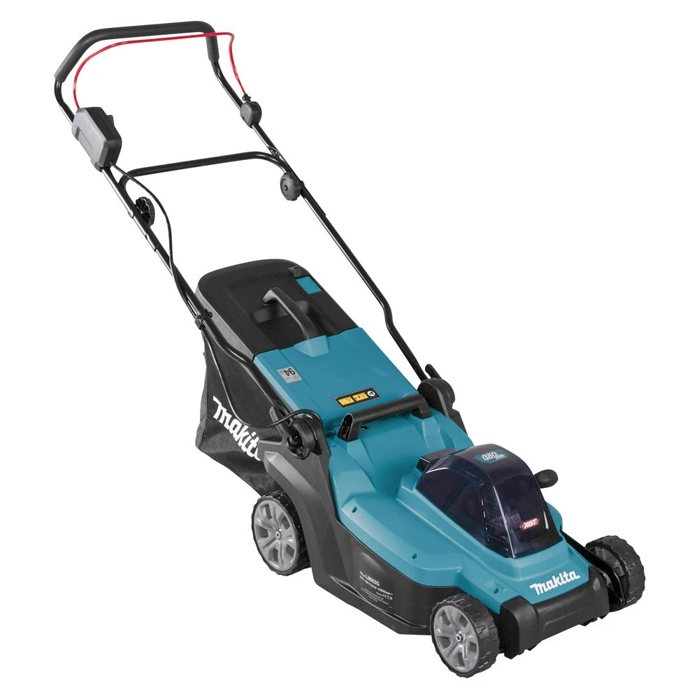 Аккумуляторная газонокосилка Makita LM003GU102, 40 В, 3800 об/мин, 40 л, с АКБ 4 Ач и ЗУ