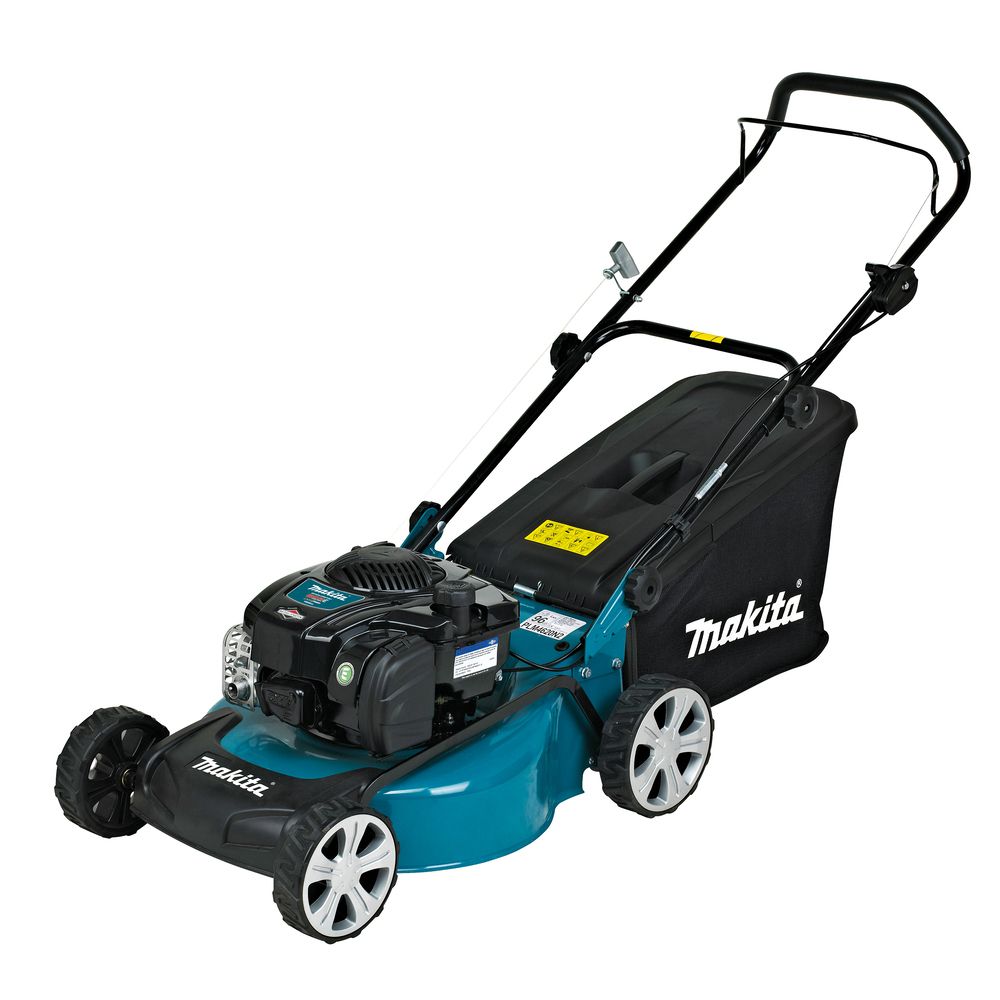 Бензиновая газонокосилка Makita, 2200 Вт, 150 см³, 46 см, 60 л, PLM4620N2