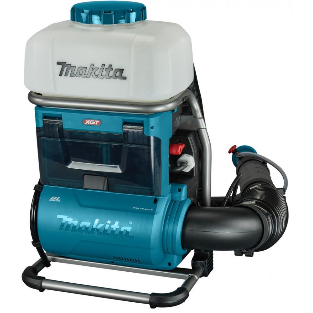 Аккумуляторный ранцевый опрыскиватель Makita PM001GT202, 40 В, 15 л, 14,3 м³/мин, с 2 АКБ 5 Ач и ЗУ