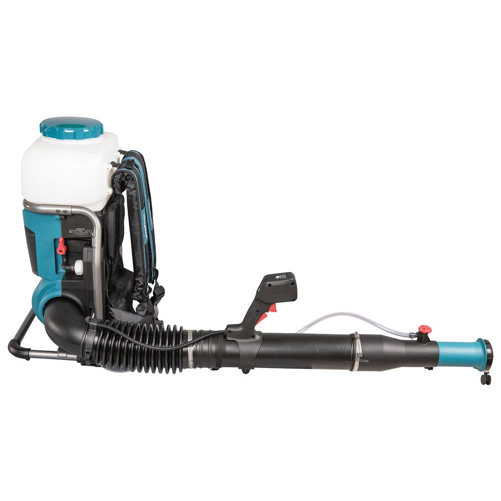 Аккумуляторный ранцевый опрыскиватель Makita PM001GT202, 40 В, 15 л, 14,3 м³/мин, с 2 АКБ 5 Ач и ЗУ
