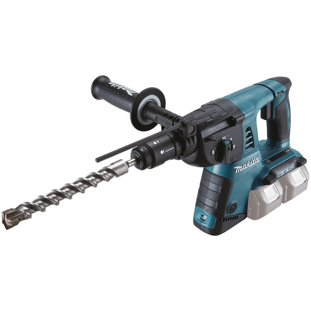 Аккумуляторный перфоратор Makita SDS-PLUS, 18 В X2, 26 мм, 2.5 Дж, без АКБ и З/У, DHR264Z