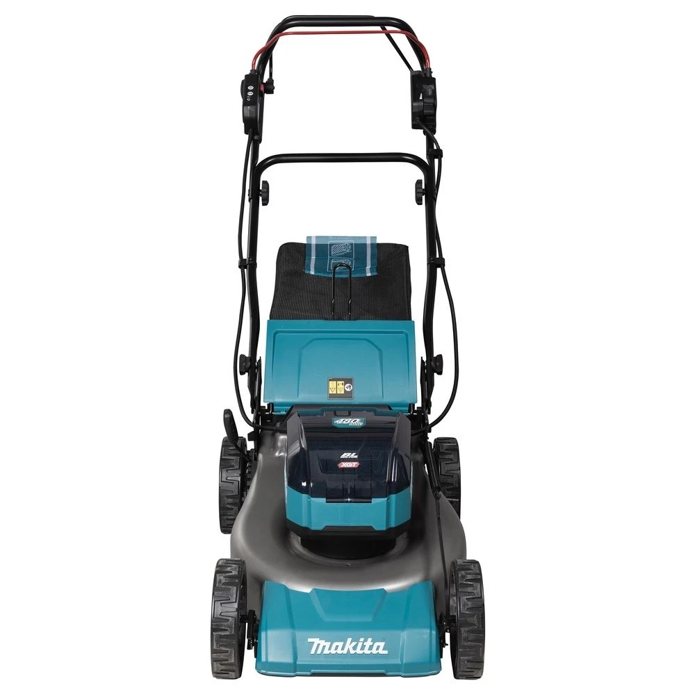Газонокосилка аккумуляторная Makita XGT 2x40 В, 48 см, 62 л, с 2 АКБ 5 Ач и ЗУ, LM001GT201