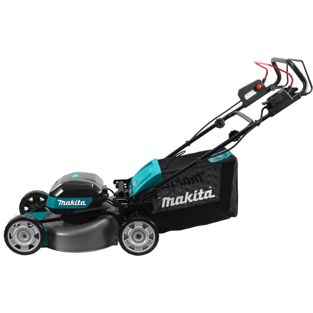 Газонокосилка аккумуляторная Makita XGT 2x40 В, 48 см, 62 л, с 2 АКБ 5 Ач и ЗУ, LM001GT201