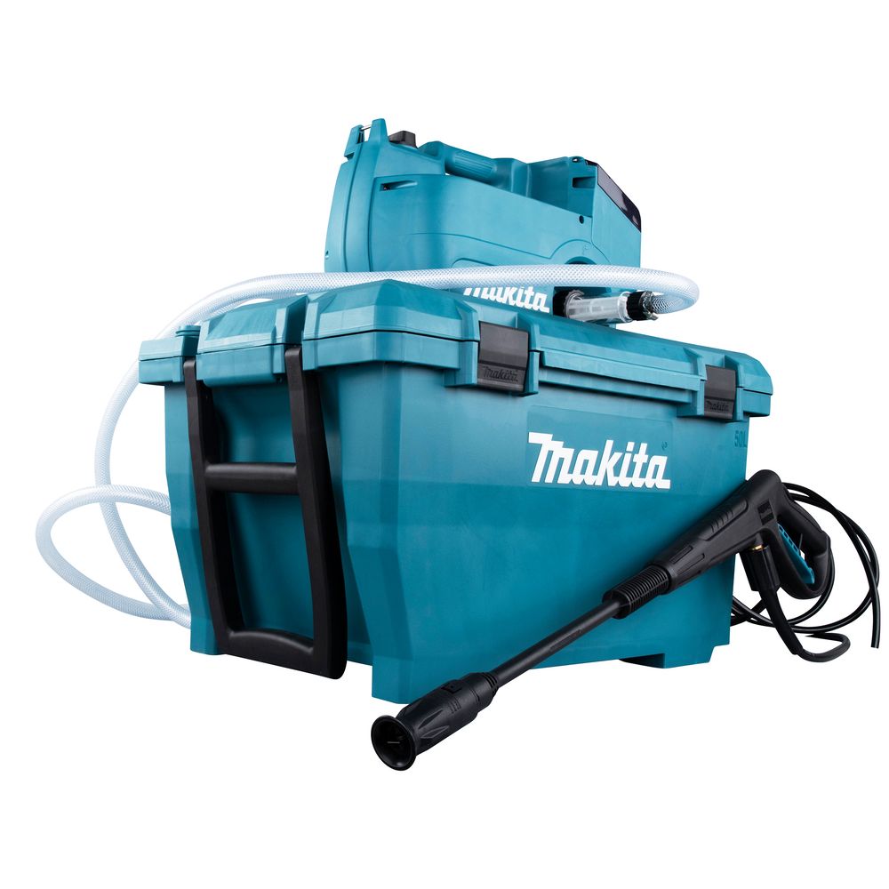 Аккумуляторная мойка высокого давления Makita DHW080ZK, 2x18 В, 80 бар, 378 л/ч, без АКБ и ЗУ