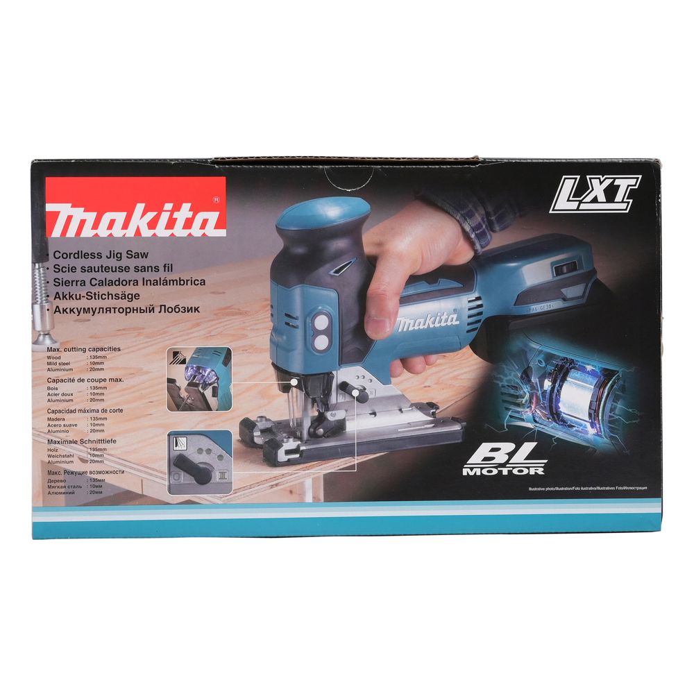 Аккумуляторный лобзик Makita LXT 18В, 800-3 500 об/мин, без АКБ и З/У, DJV181Z