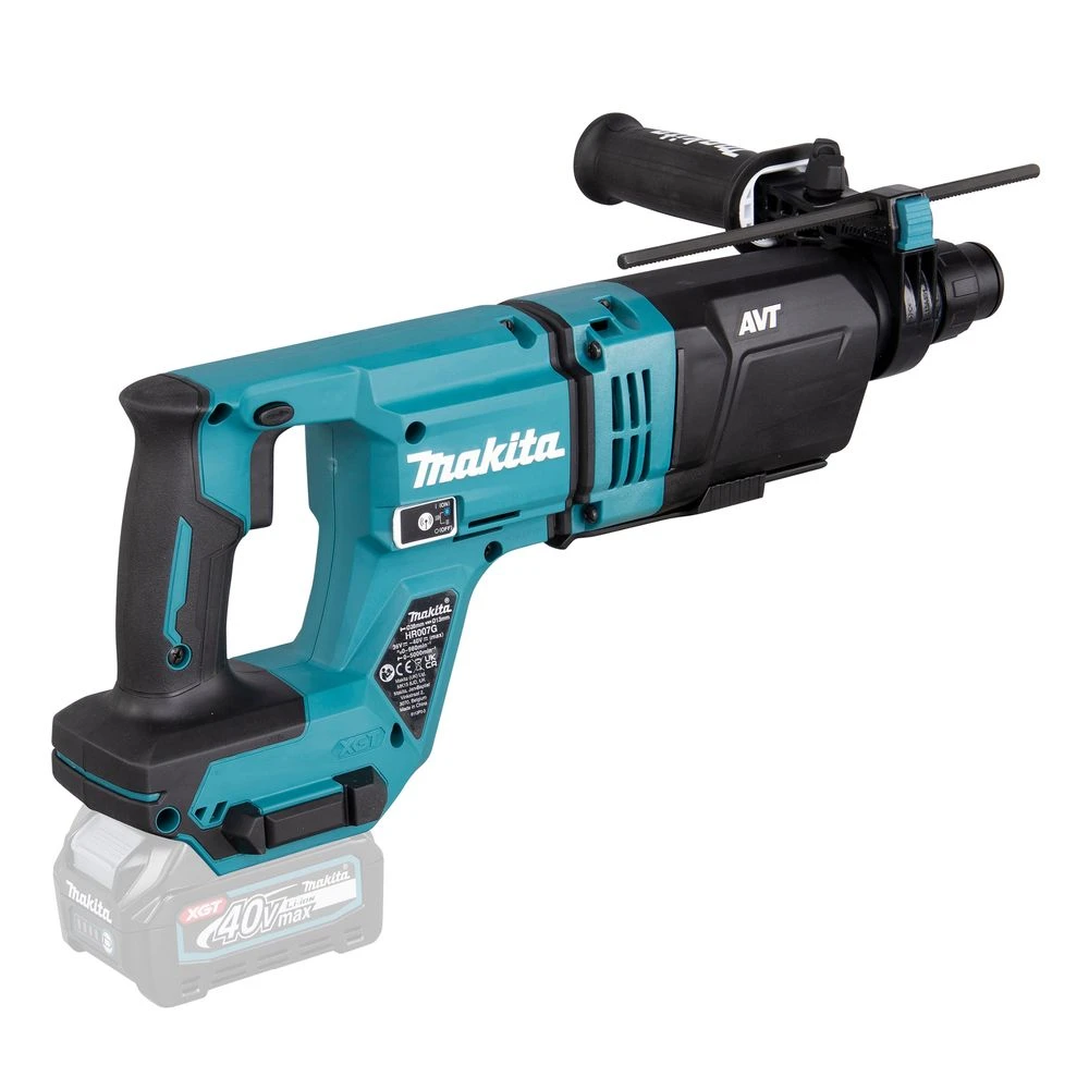 Аккумуляторный перфоратор Makita HR007GZ, 40 В, 3 Дж, 5000 уд/мин, без АКБ и ЗУ