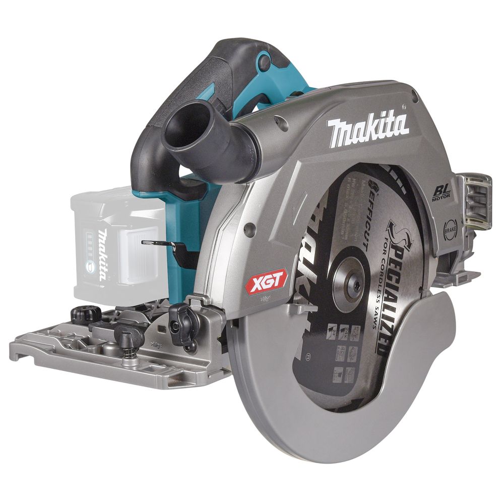 Набор Makita: 2 aккумуляторные дисковые пилы HS011GZ, 260 мм, 3500 об/мин + аккумулятор BL4040, 40 В, 4 Ач + быстрое зарядное устройство DC40RA, PT982
