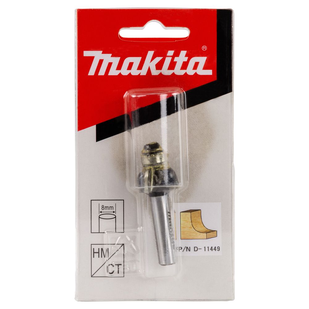 Фреза кромочная галтельная Makita 4R 17, 5х9, 5х8х32х2Т, D-11449