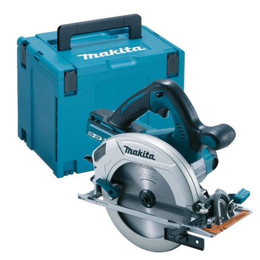 Аккумуляторная дисковая пила Makita DHS710ZJ/U, 2x18 В, 190 мм, 4800 об/мин, без АКБ и ЗУ (УЦЕНЕННЫЙ ТОВАР)