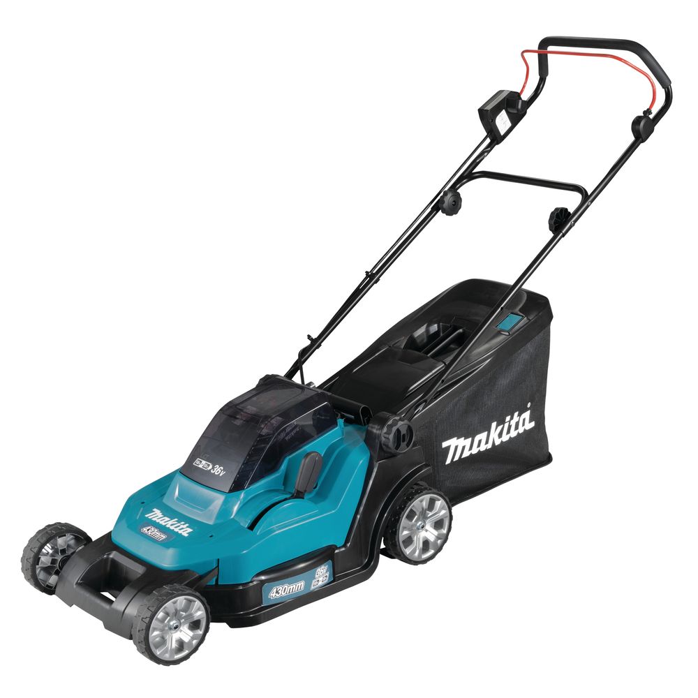 Аккумуляторная газонокосилка Makita LXT 2x18 В, 43 см, 50 л, без АКБ и ЗУ, DLM432Z