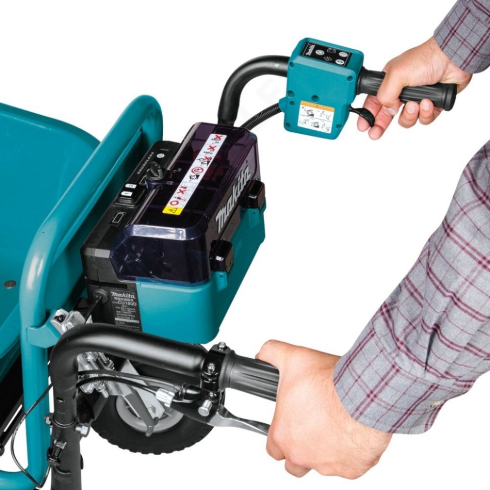 Аккумуляторная самоходная тачка Makita DCU180Z, 18 В, до 130 кг, 3.5 км/ч, без АКБ и ЗУ