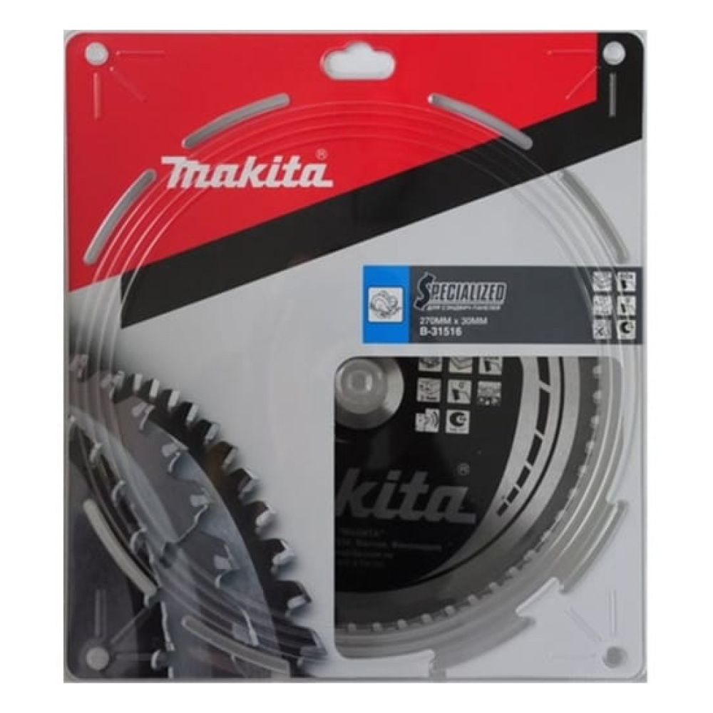 Пильный диск Makita по сэндвич-панелям, 270x30х2.4 мм, B-31516
