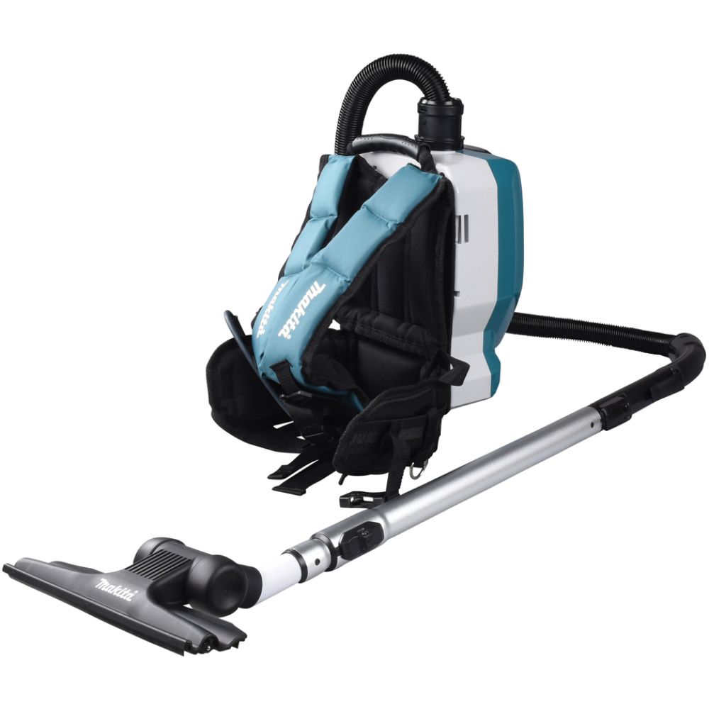 Аккумуляторный ранцевый пылесос Makita DVC261, 2х18 В, 2 л, с 2 АКБ 5 Ач, без ЗУ (DUST-KITM15)