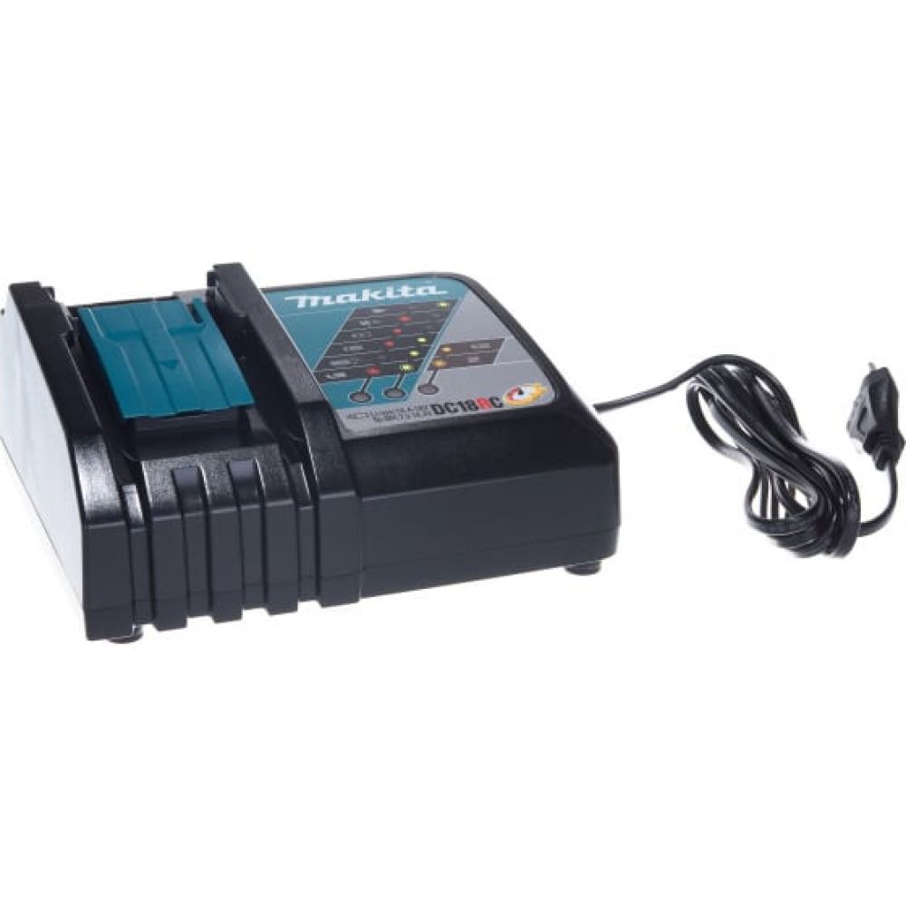 Быстрое зарядное устройство Makita DC18RC, для Ni-MH/Li-Ion АКБ, 7.2-18 В, 9 А, 195915-5
