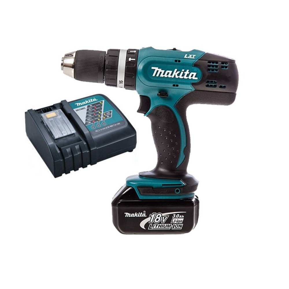 Аккумуляторная ударная дрель-шуруповерт Makita DHP453RFX8