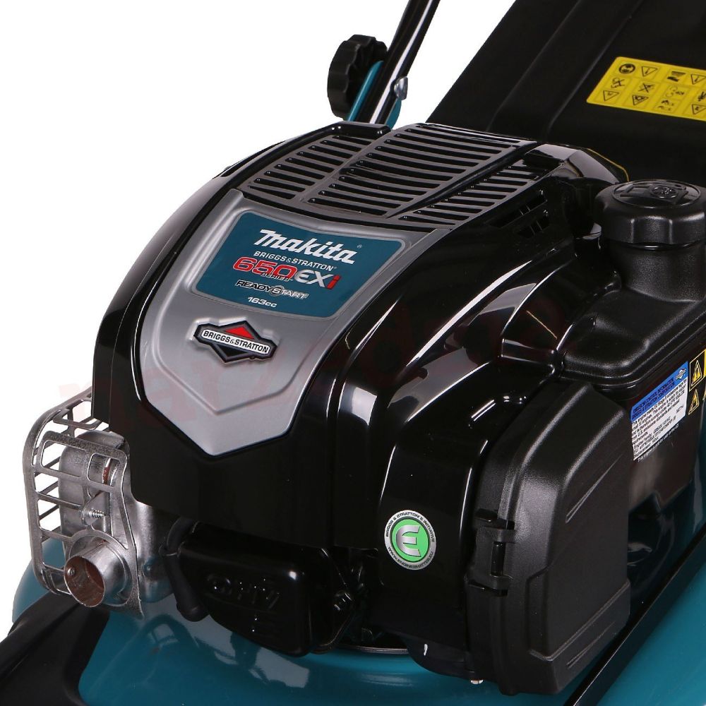 Бензиновая газонокосилка Makita, 2400 Вт, 163 см³, 46 см, 60 л, PLM4621N2