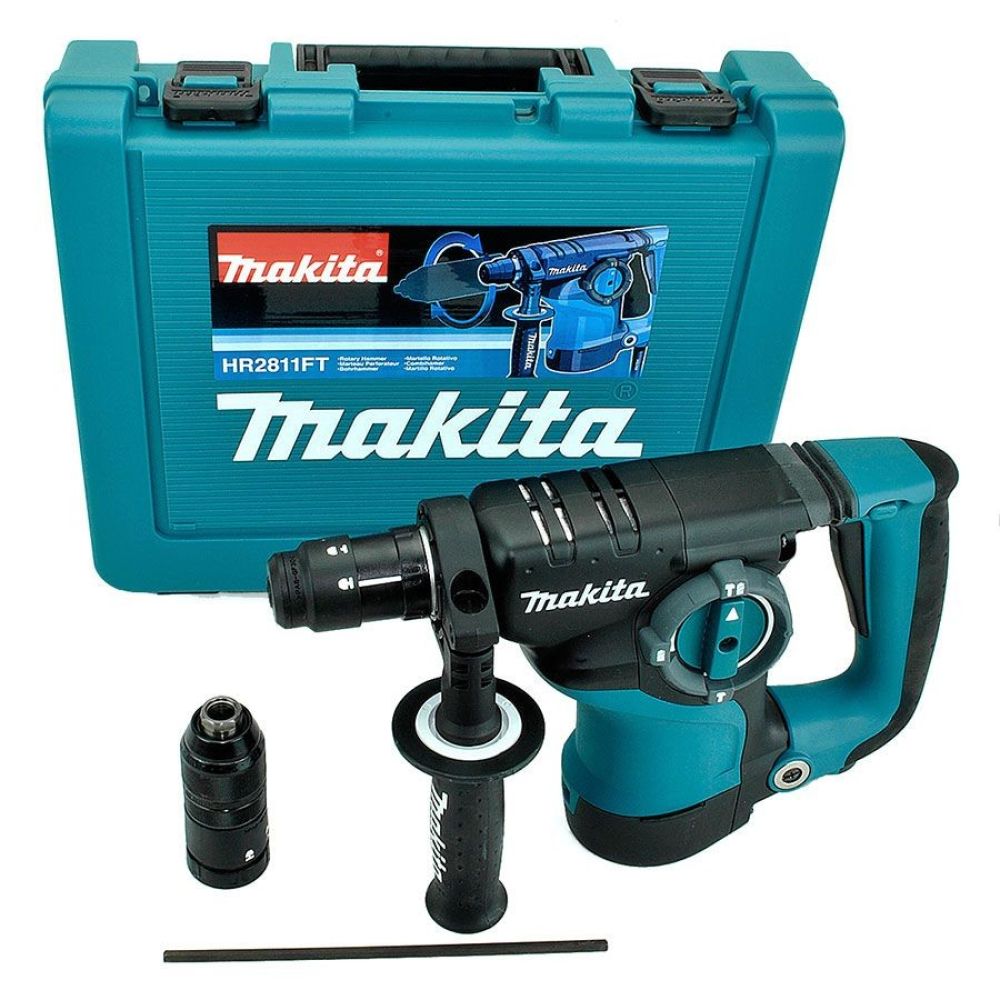 Перфоратор Makita HR2811FT, 800 Вт, 2.9 Дж, 4500 уд/мин