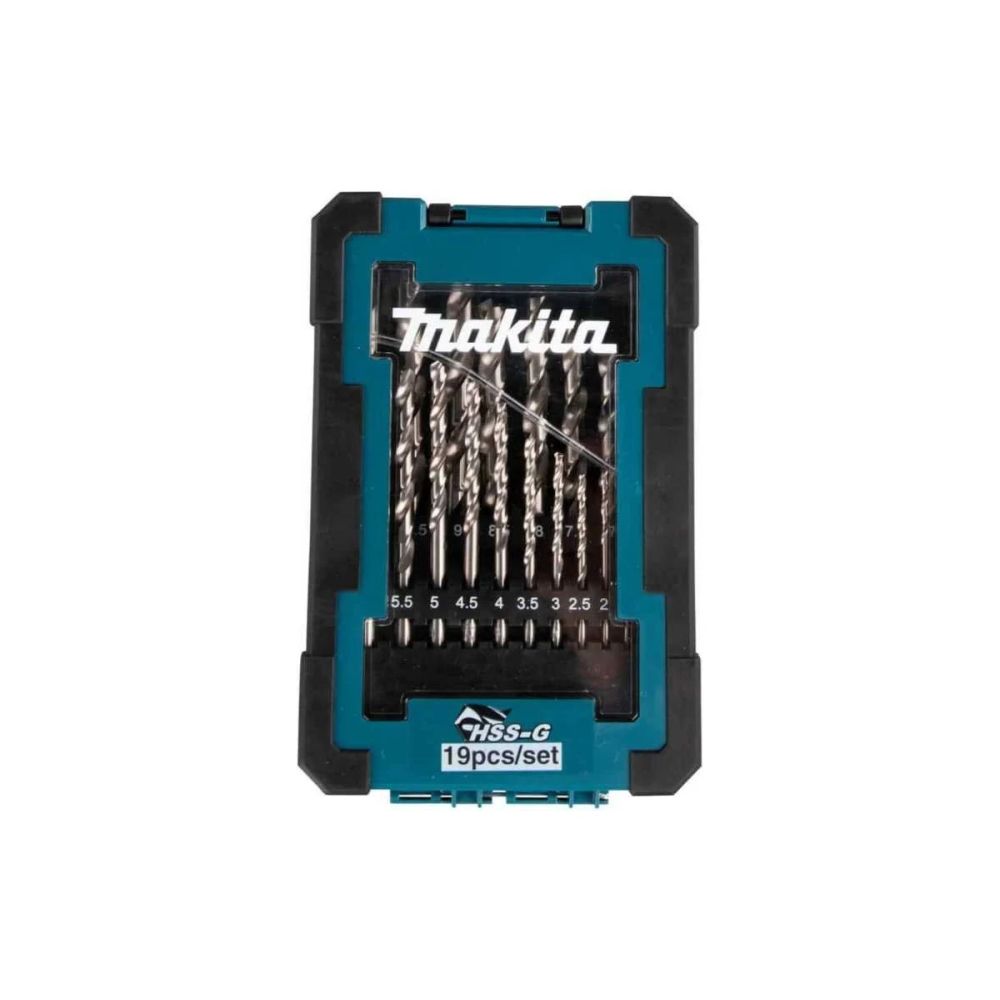 Набор сверл Makita по металлу, HSS-GS, 19 шт, D-78352