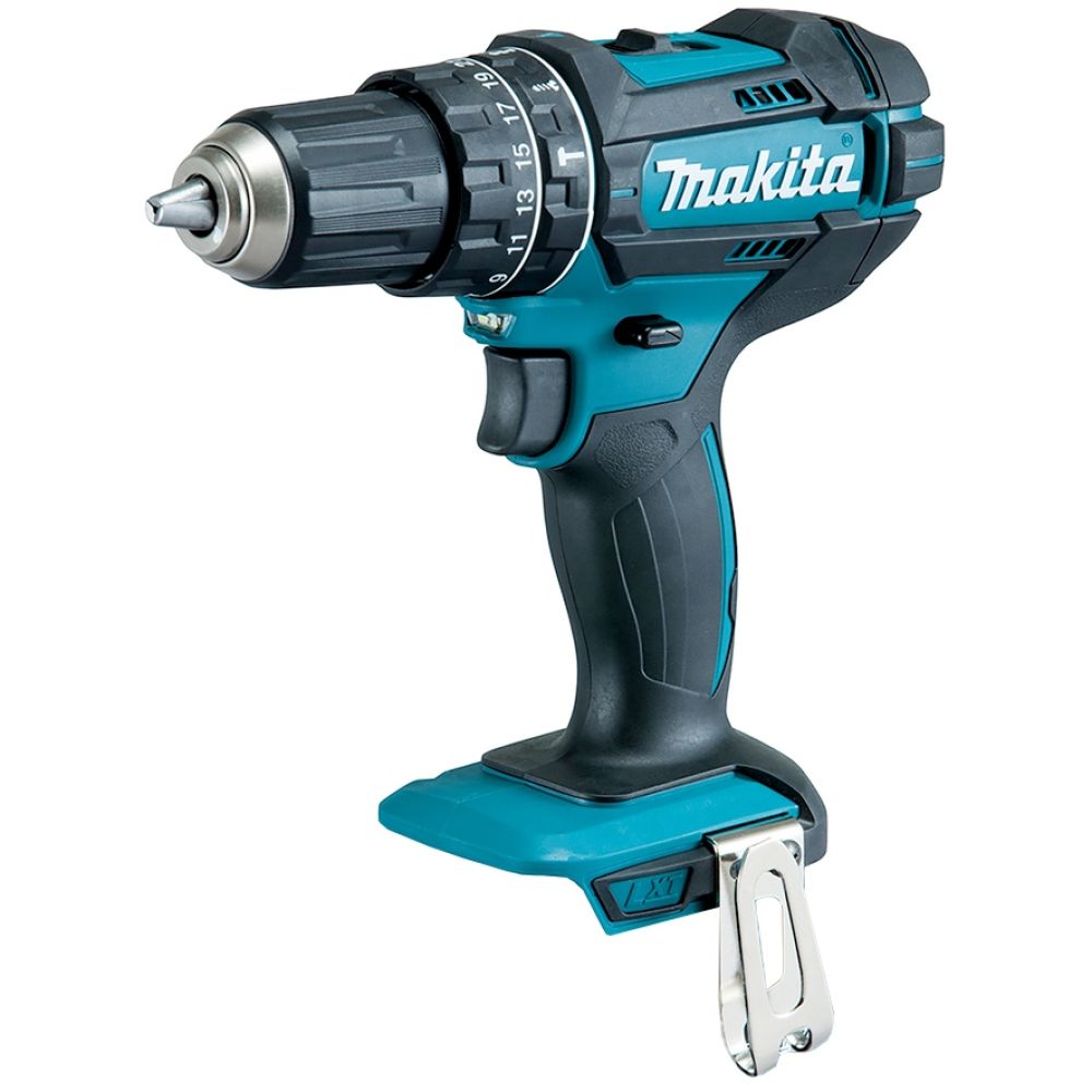 Аккумуляторная ударная дрель-шуруповерт Makita DHP482RTJ, 18 В, 1900 об/мин, 28500 уд/мин, с 2 АКБ 5 Ач и ЗУ, в кейсе MakPac