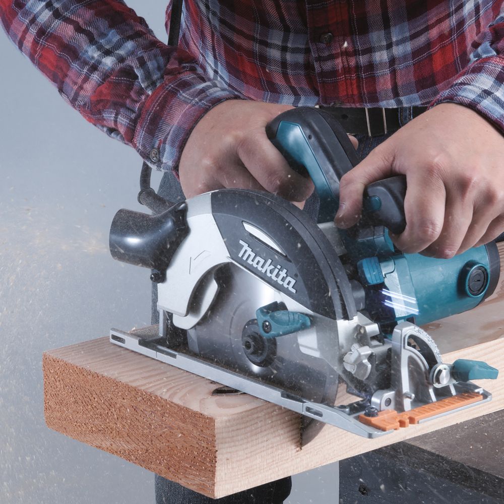 Дисковая пила Makita HS6100K, 1100 Вт, 165 мм, 5500 об/мин