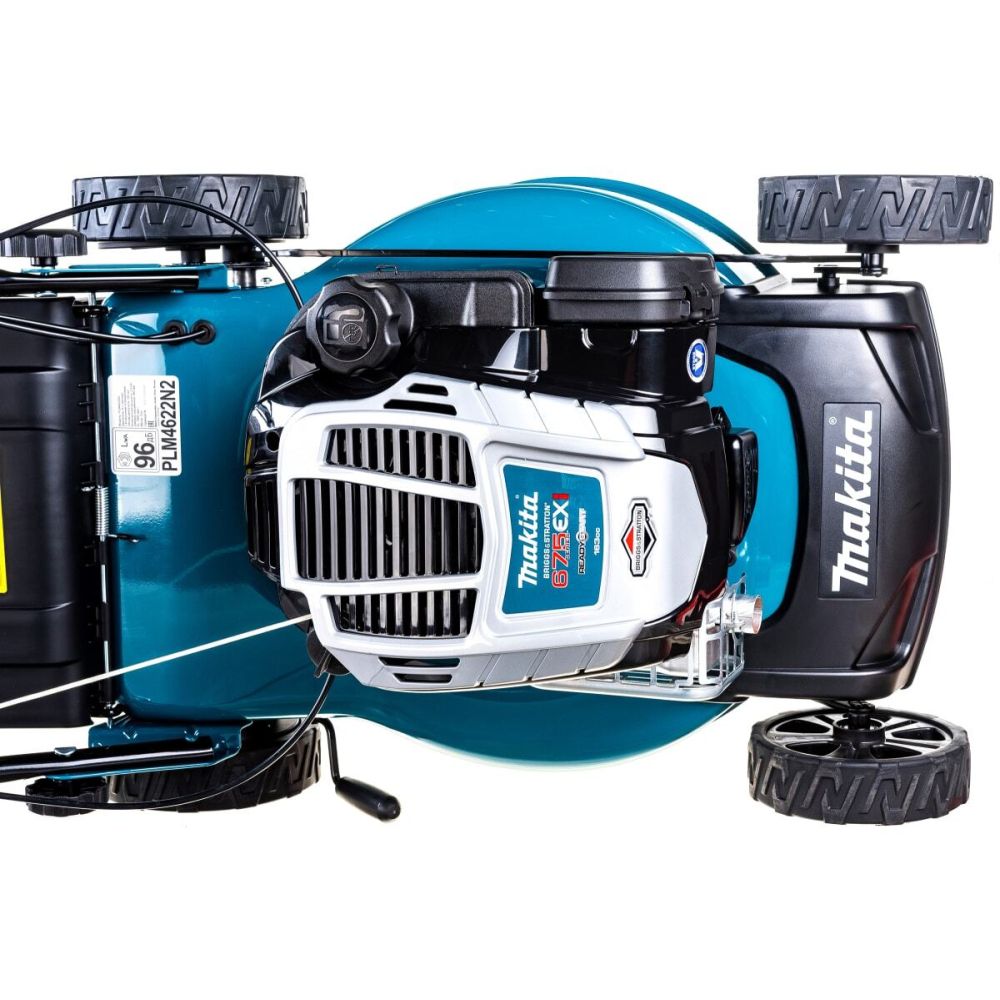 Бензиновая газонокосилка Makita, 2600 Вт, 163 см³, 46 см, 60 л, PLM4622N2