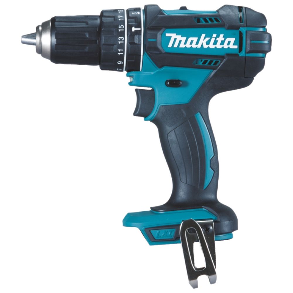 Аккумуляторная ударная дрель-шуруповерт Makita DHP482RTJ, 18 В, 1900 об/мин, 28500 уд/мин, с 2 АКБ 5 Ач и ЗУ, в кейсе MakPac