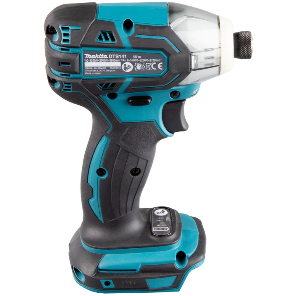 Аккумуляторный масляный шуруповерт Makita DTS141, 18 В, 40 Нм, 2700 уд/мин, с АКБ 3 Ач и ЗУ (DTS141P1Z)