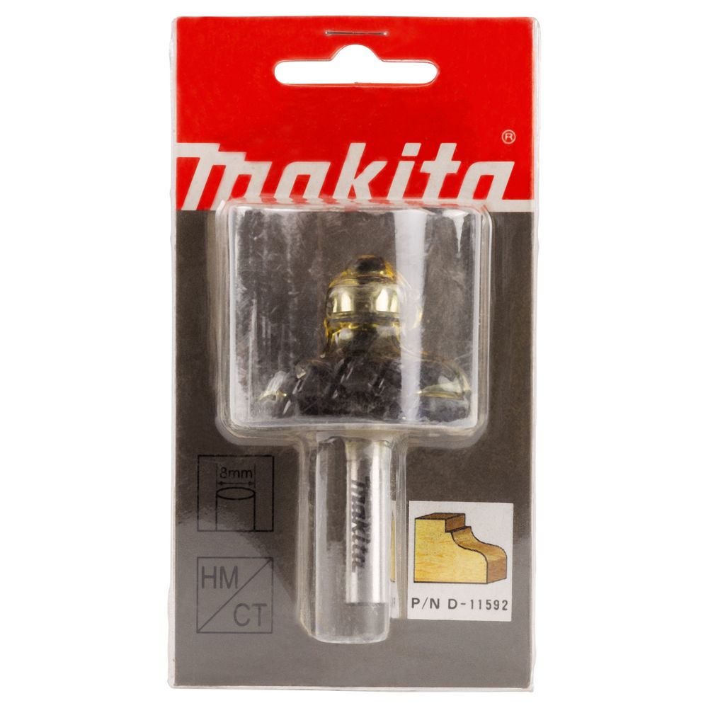 Фреза кромочная калевочная Makita "Гусек" 41, 28х17, 46х8х32х2Т, D-11592