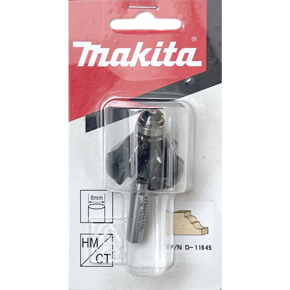 Фреза кромочная калевочная Makita "Классический Римский Гусек" 31.8х15.9х8х32х2Т, D-11645