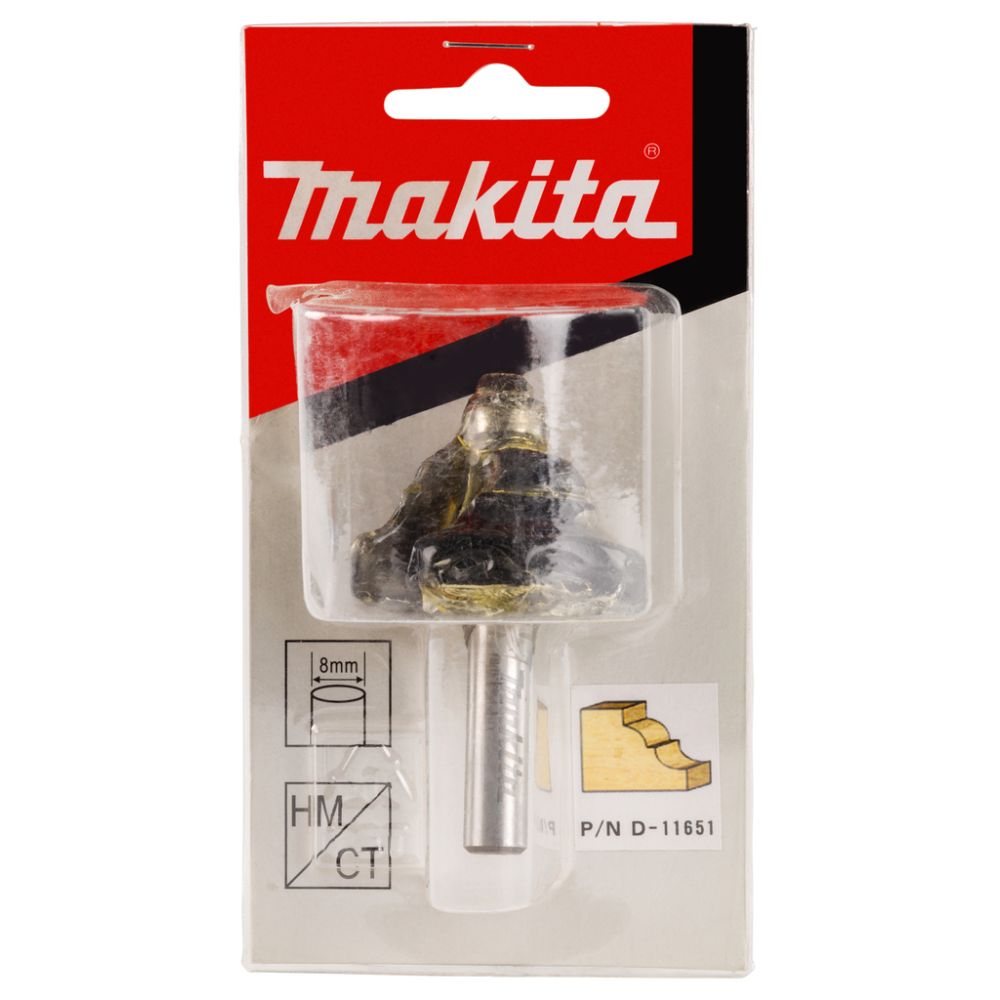 Фреза кромочная калевочная Makita "Классический Римский Гусек" 38.1х19х8х32х2Т, D-11651