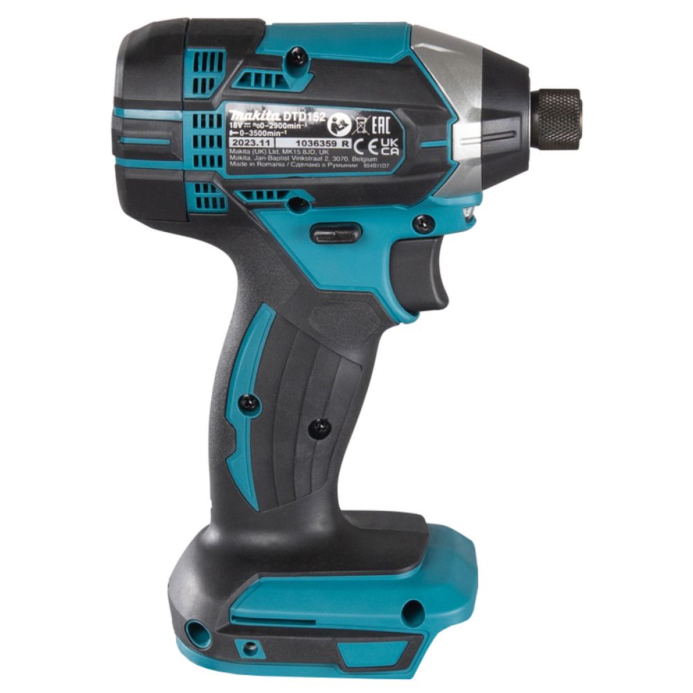 Аккумуляторный шуруповерт Makita DTD152RME, 18 В, 165 Нм, 3500 уд/мин, с 2 АКБ 4 Ач и ЗУ, в кейсе