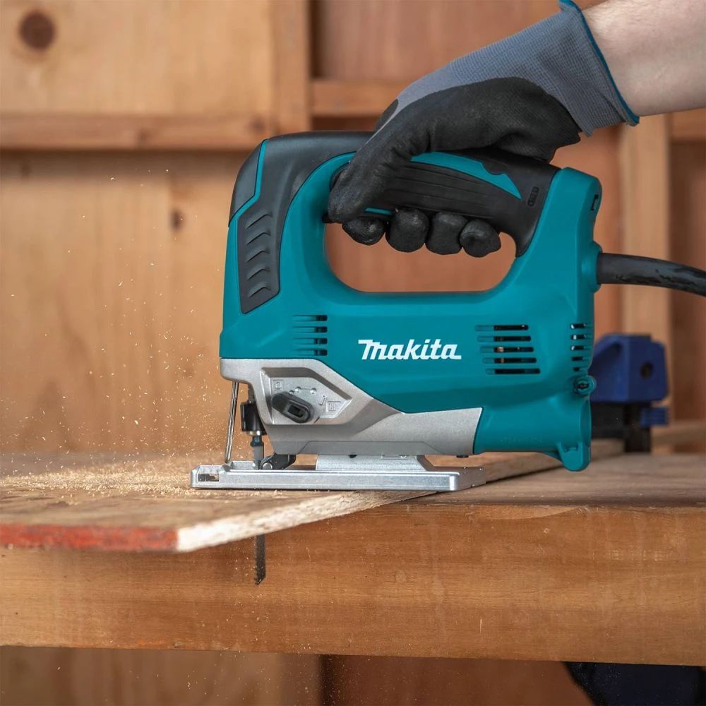 Набор электроинструмента Makita: ленточная шлифмашина 9911 + лобзик JV0600K (ACSET-57)