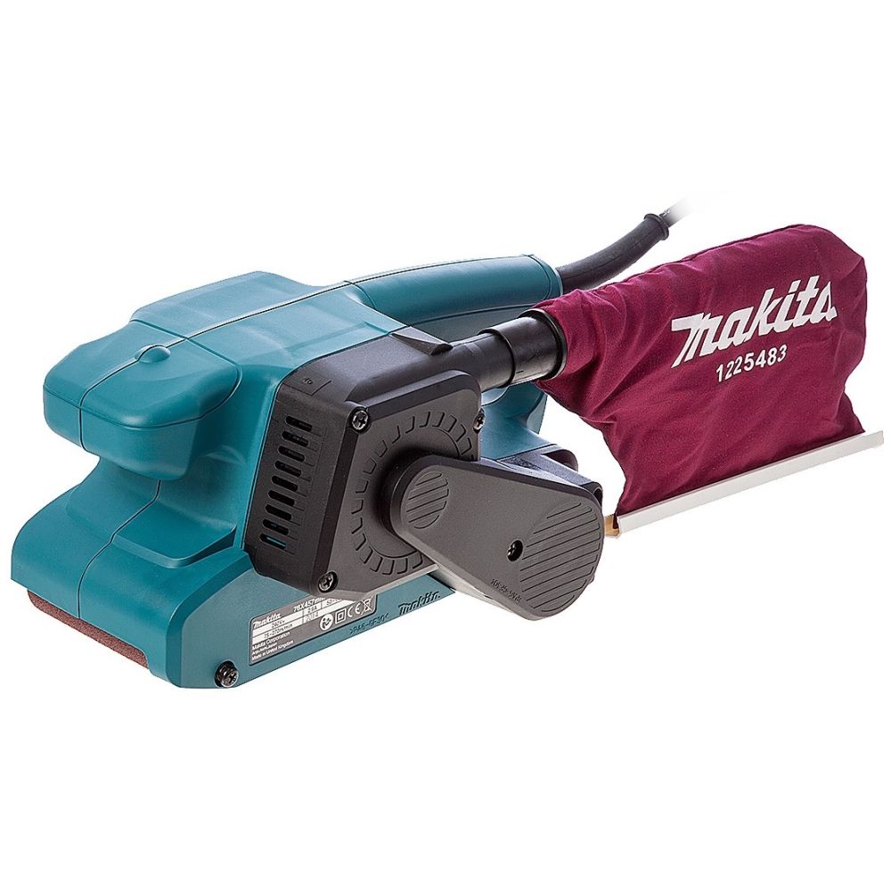 Ленточная шлифмашина Makita 9910J, 650 Вт, 270 м/мин, в кейсе MakPac
