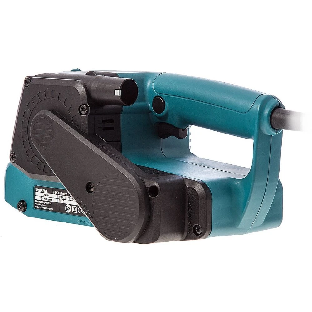 Ленточная шлифмашина Makita 9910J, 650 Вт, 270 м/мин, в кейсе MakPac