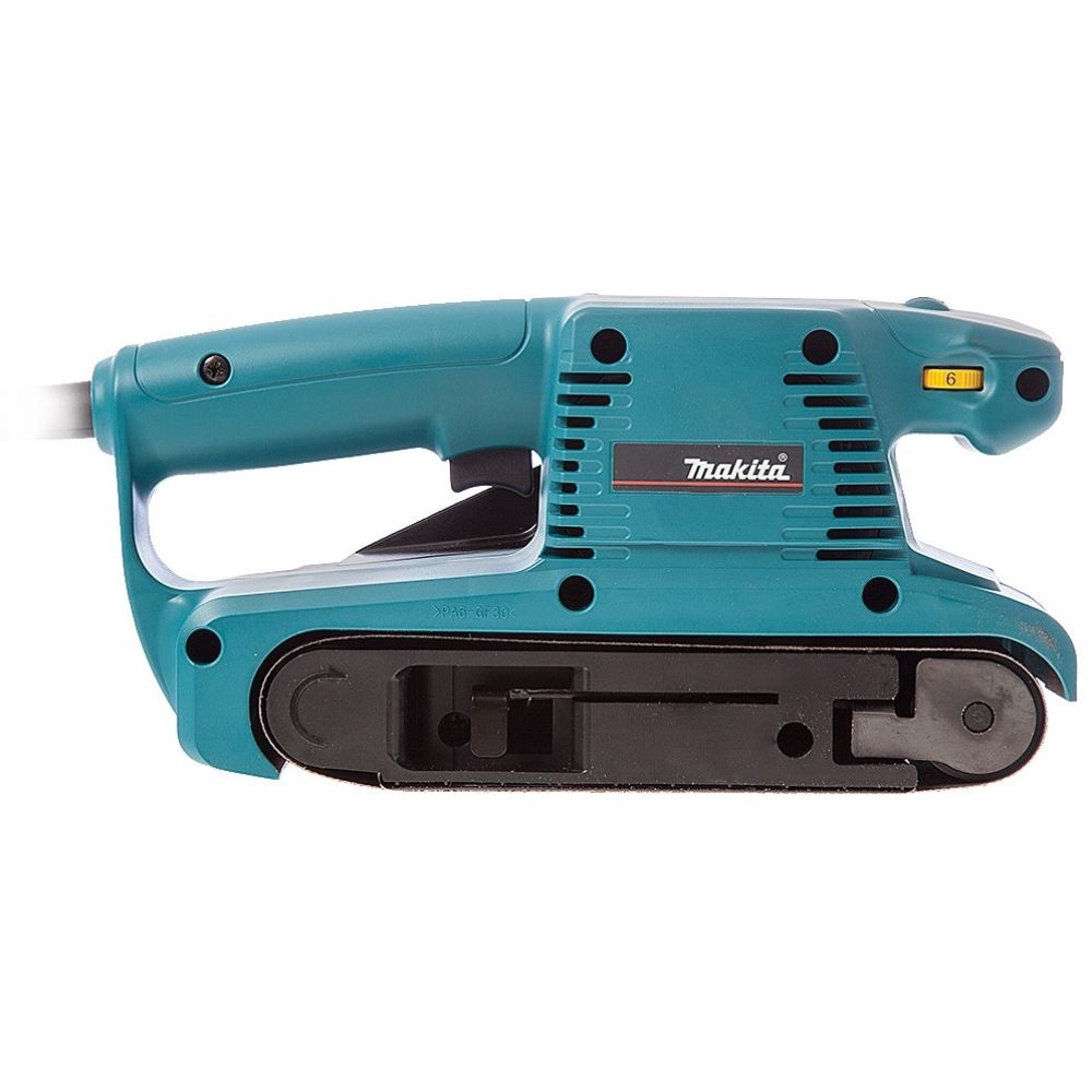 Ленточная шлифмашина Makita 9910J, 650 Вт, 270 м/мин, в кейсе MakPac