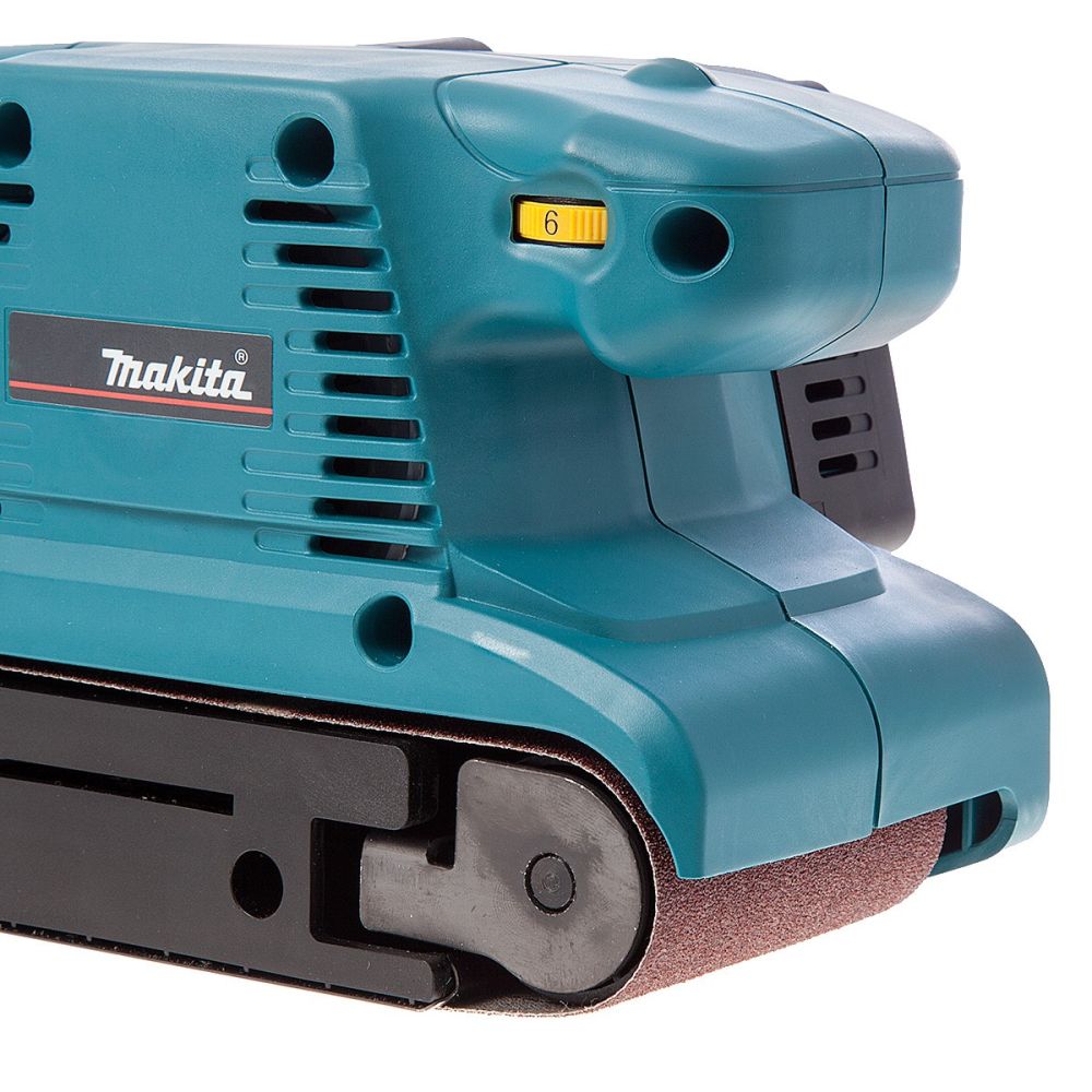 Ленточная шлифмашина Makita 9910J, 650 Вт, 270 м/мин, в кейсе MakPac