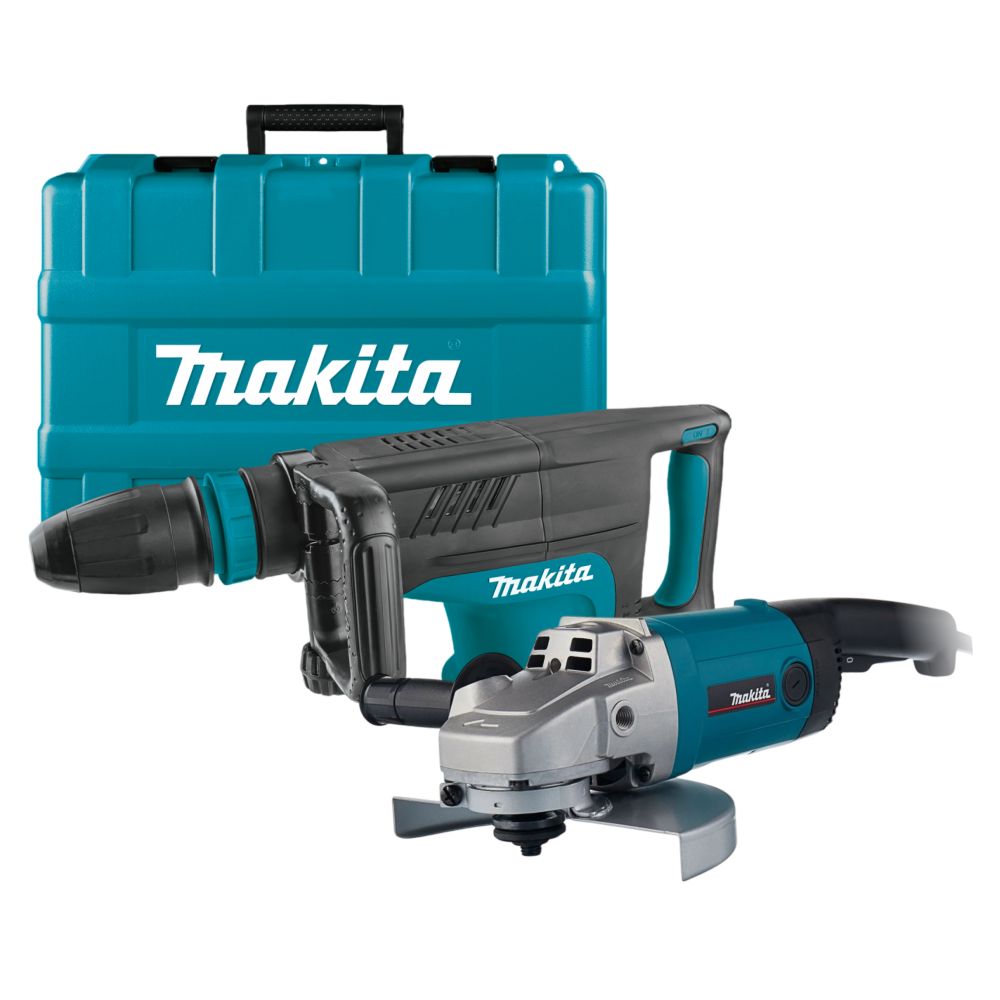 Набор электроинструмента Makita: угловая шлифмашина 9069 + отбойный молоток HM1203C (ACSET-45)