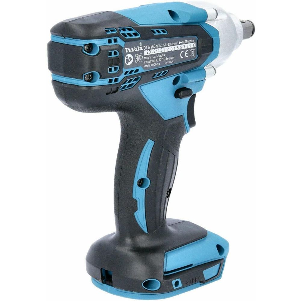 Аккумуляторный гайковерт Makita DTW190Z, 18 В, 190 Нм, 3000 уд/мин, без АКБ и ЗУ