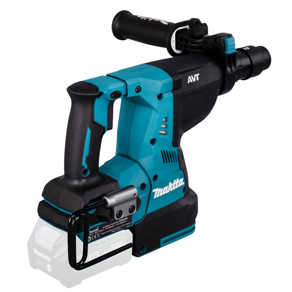 Набор Makita: 2 аккумуляторных перфоратора HR004GZ, 2.9 Дж, 5000 уд/мин + аккумулятор BL4040, 40 В, 4 Ач + быстрое зарядное устройство DC40RA, PT985