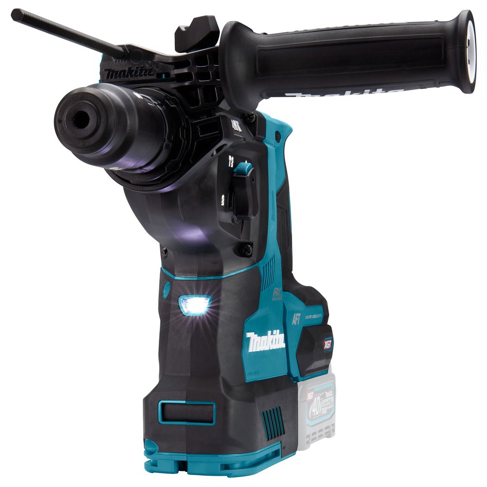 Набор Makita: 2 аккумуляторных перфоратора HR004GZ, 2.9 Дж, 5000 уд/мин + аккумулятор BL4040, 40 В, 4 Ач + быстрое зарядное устройство DC40RA, PT985