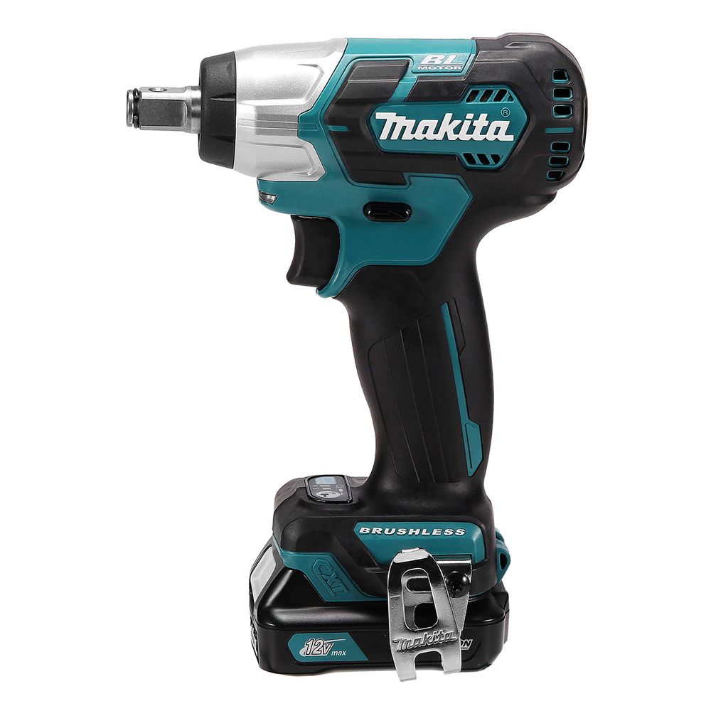 Аккумуляторный ударный гайковерт Makita TW161DWAE, 2400 об/мин, с 2 АКБ 2 АЧ и ЗУ, в кейсе
