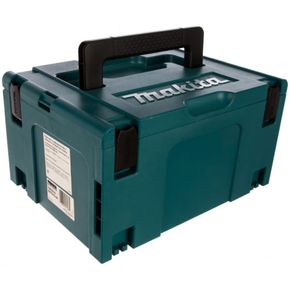 Набор Makita PSK MKP3PG184: 4 АКБ BL1860B, Li-Ion, 18 В, 6 Ач и быстрое двойное ЗУ DC18RD, 7.2-18 В, 2x9 А, в кейсе MakPac, 198094-8