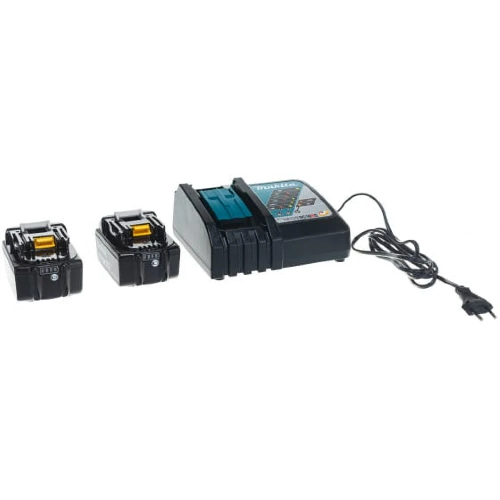 Набор Makita PSK MKP1RM182: 2 АКБ BL1840B, Li-Ion, 18 В, 4 Ач и быстрое ЗУ DC18RC, 7.2-18 В, 9 А, в кейсе MakPac, 198310-8