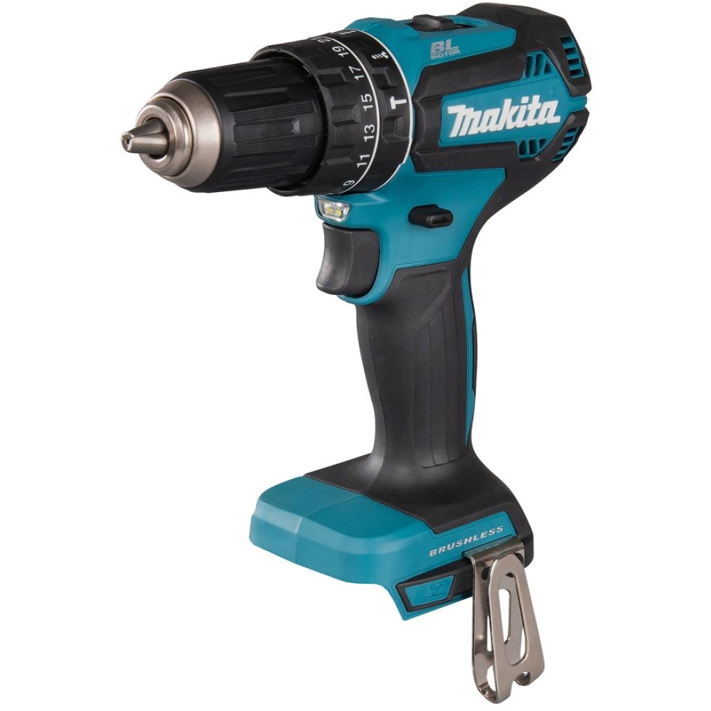 Аккумуляторный набор Makita, 18 В: дрель-шуруповерт DHP485 + перфоратор DHR202, с АКБ 3 Ач и ЗУ, в кейсе