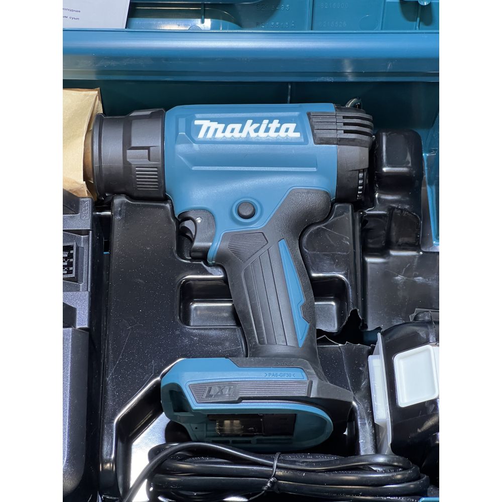 Аккумуляторный тепловой пистолет (фен) Makita LXT 18В, 1 режим, 550°, АКБ 5.0 Ач, З/У, кейс MakPac (УЦЕНЕННЫЙ ТОВАР) DHG181RT1J