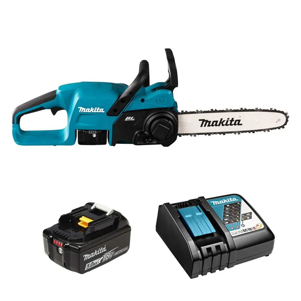 Аккумуляторная цепная пила Makita DUC307RT, 18 В, 30 см, 7.7 м/с, с АКБ 5 Ач и ЗУ